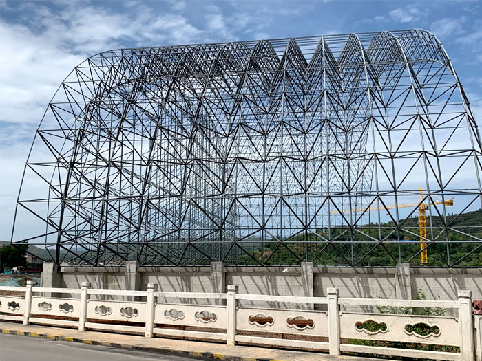 建瓯山寨矿储煤棚网架